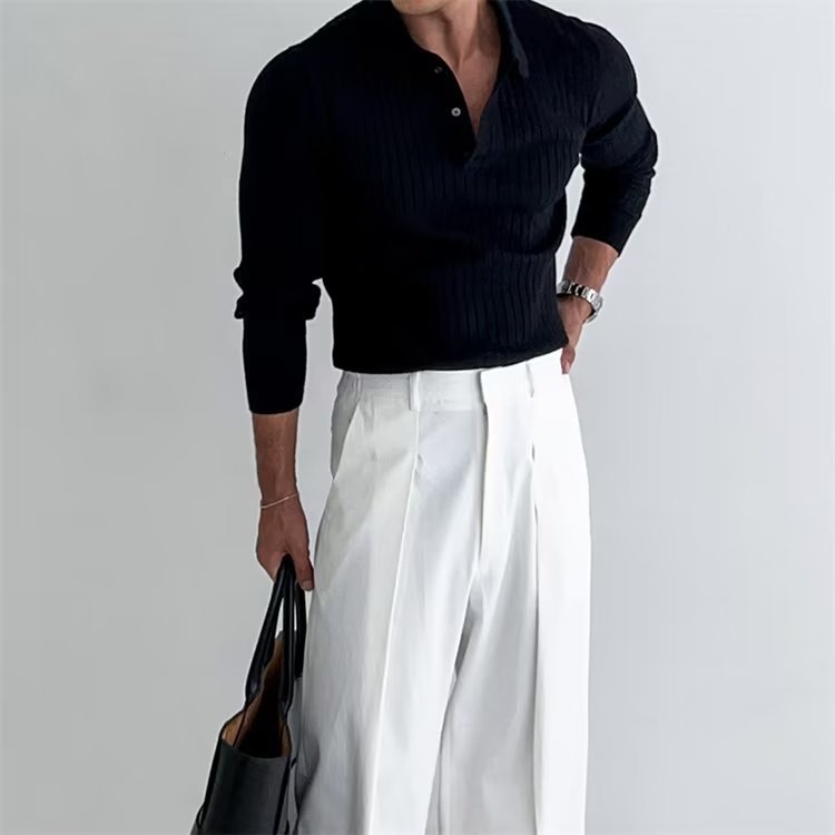 Italian Linen Polo - Premium Summer Comfort Shirt